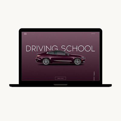 Luxury driving school website app branding design driving school website figma graphic design homepage design illustration landing page logo typography ui ui ux ux website website design