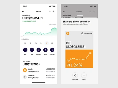 CoinTracker - Track your coins on the go app bitcoin blockchain coin design ios app ios design startup ui uiux ux wallet