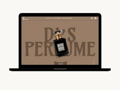 Perfume website app branding design figma graphic design homepage design illustration landing page logo typography ui ui ux ux website website design