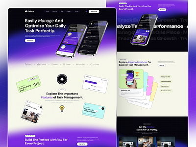 Zailuck - App Website Design app template app website devolopment branding figma design landing page minimal design mobile app website no code product design responsive design template design ui uiux design uiux service web design web development webflow webflow template website template