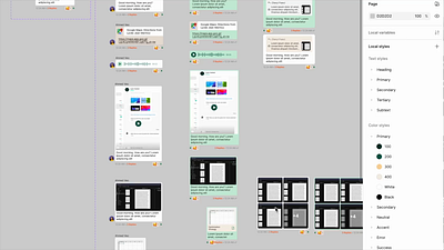 Design System Hala Chat chat design system ui