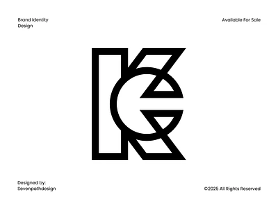 CK Or KC Logo branding c logo ck ck initial ck logo ck monogram graphic design k logo letter c letter k logo minimalist modern simple