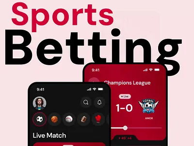 Sports betting app | Sport app Design 3d animation branding graphic design logo motion graphics ui
