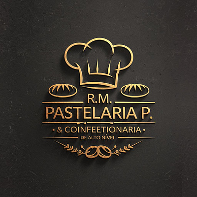 Chef Restaurant Logo Stock Illustrations Template badge