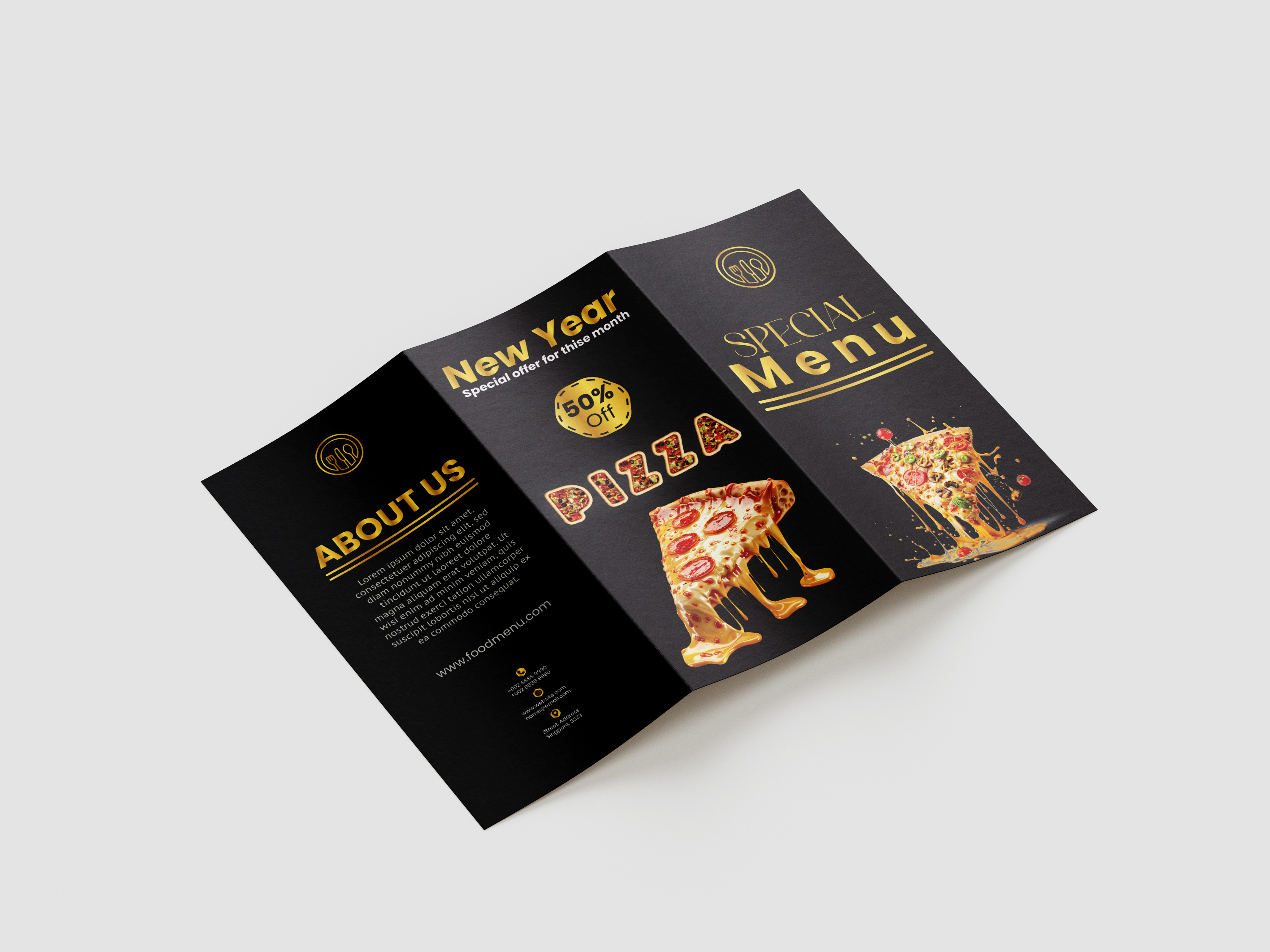 Trifold Brochure Design by Shahinur Akhter on Dribbble