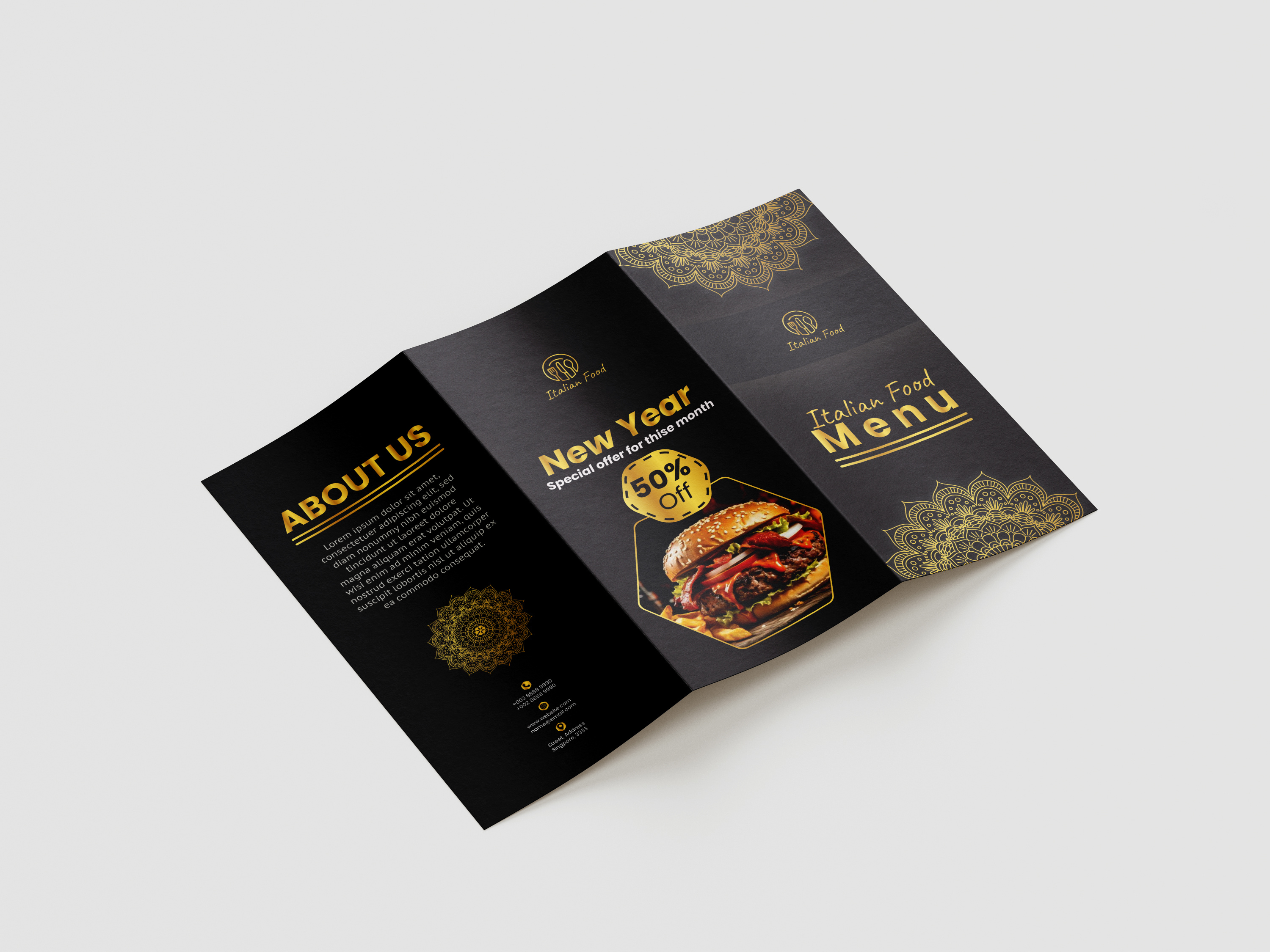 Trifold Brochure Design by Shahinur Akhter on Dribbble