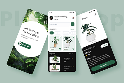 "Your Green Companion: Plant Shopping App Design 🌿" appconcept appprototype cleanui ecofriendly ecommercedesign gardeningapp greentheme interactivedesign minimalistdesign mobileappdesign mobileshopping modernui naturedesign plantapp plantlovers plantshop productdisplay shoppingapp uiuxdesign userinterface