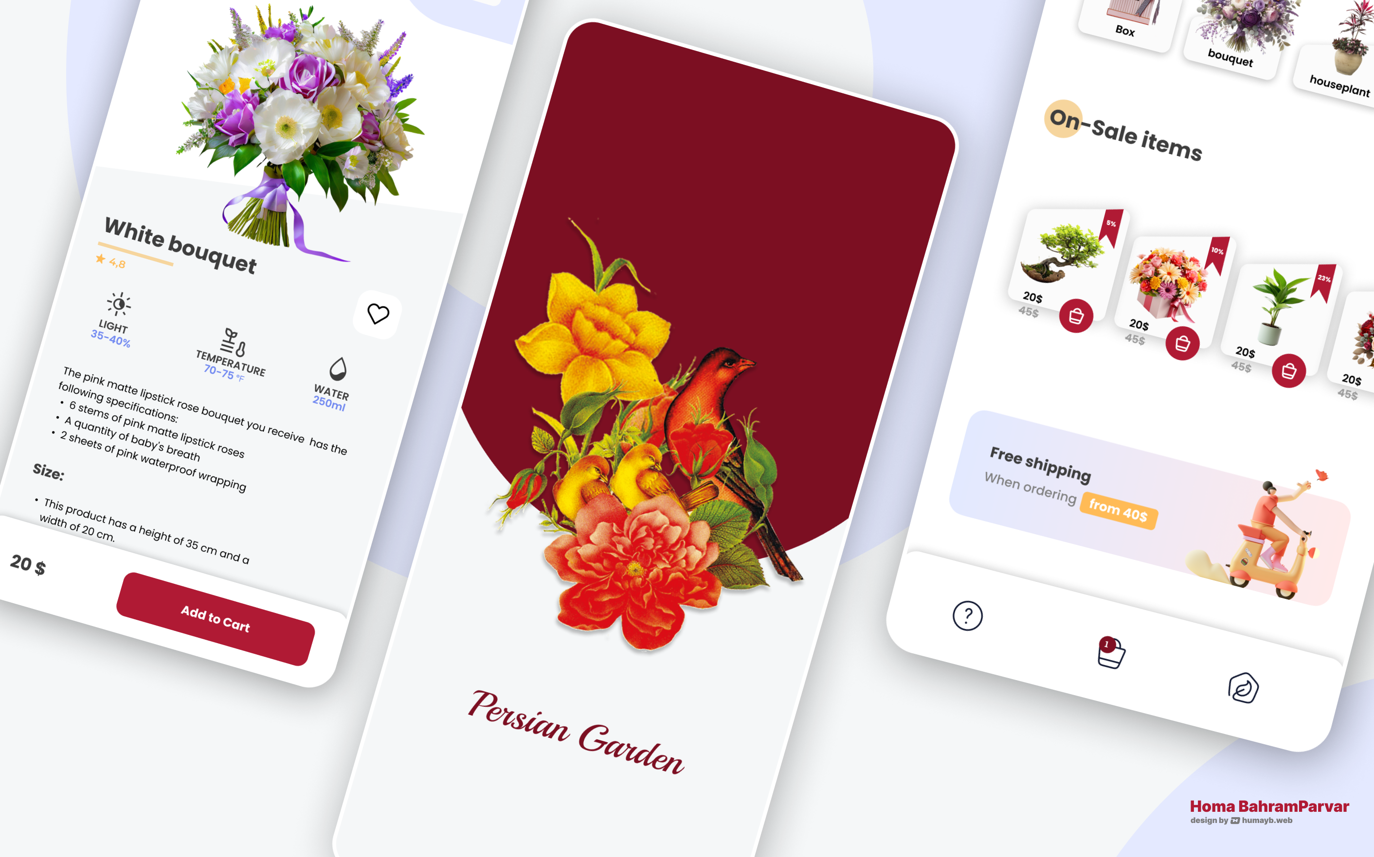 Emphasizing innovation and Iranian design app design case study case study product design flower shop app graphic design product design ui ui design uiux ux uxdesign web design