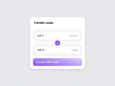 Transfer Card UI campaigns cards devdock finance funnel leads money popovers product design prospects savings transaction transfer ui ui kit ux