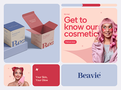 Beavie Branding beauty beauty brand box brand brand identity branding branding concept clean commetics design graphic design logo logo design logo designer logotype minimal skincare ui ux visual identity