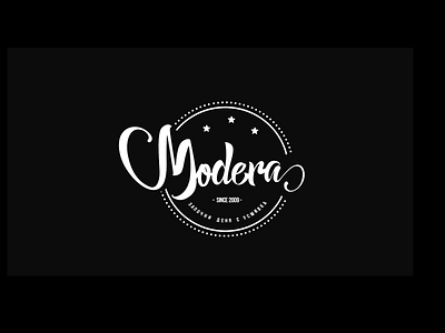 Верига заведения "Modera" logo, motion & concept design animation branding design graphic design logo motion graphics typography ui