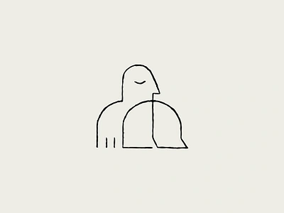 "Resting Mind" - minimalist line art illustration of a man abstract art blog body calm design digital editorial graphic design human illustration line line drawing man minimalist modern peaceful playful psychology simplicity