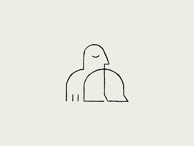 "Resting Mind" - minimalist line art illustration of a man abstract art blog body calm design digital editorial graphic design human illustration line line drawing man minimalist modern peaceful playful psychology simplicity