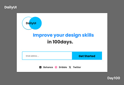#Day100-Redesign Daily UI #DailyUI branding ui