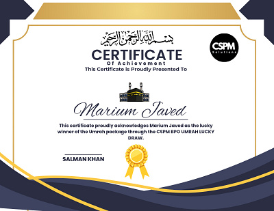 Certificate Design certificate design