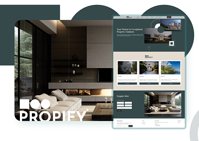 Webflow | Property Management Website branding design figma home page illustration listings logo minimalist design properties property management real estate uxui web design webflow website