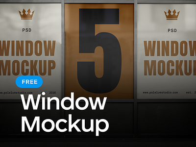 Free Front View Window Mockups branding design free free download free mockup free storefront mockup free template free window mockup graphic design illustration logo logotype print psd three window mockup typography window mockup