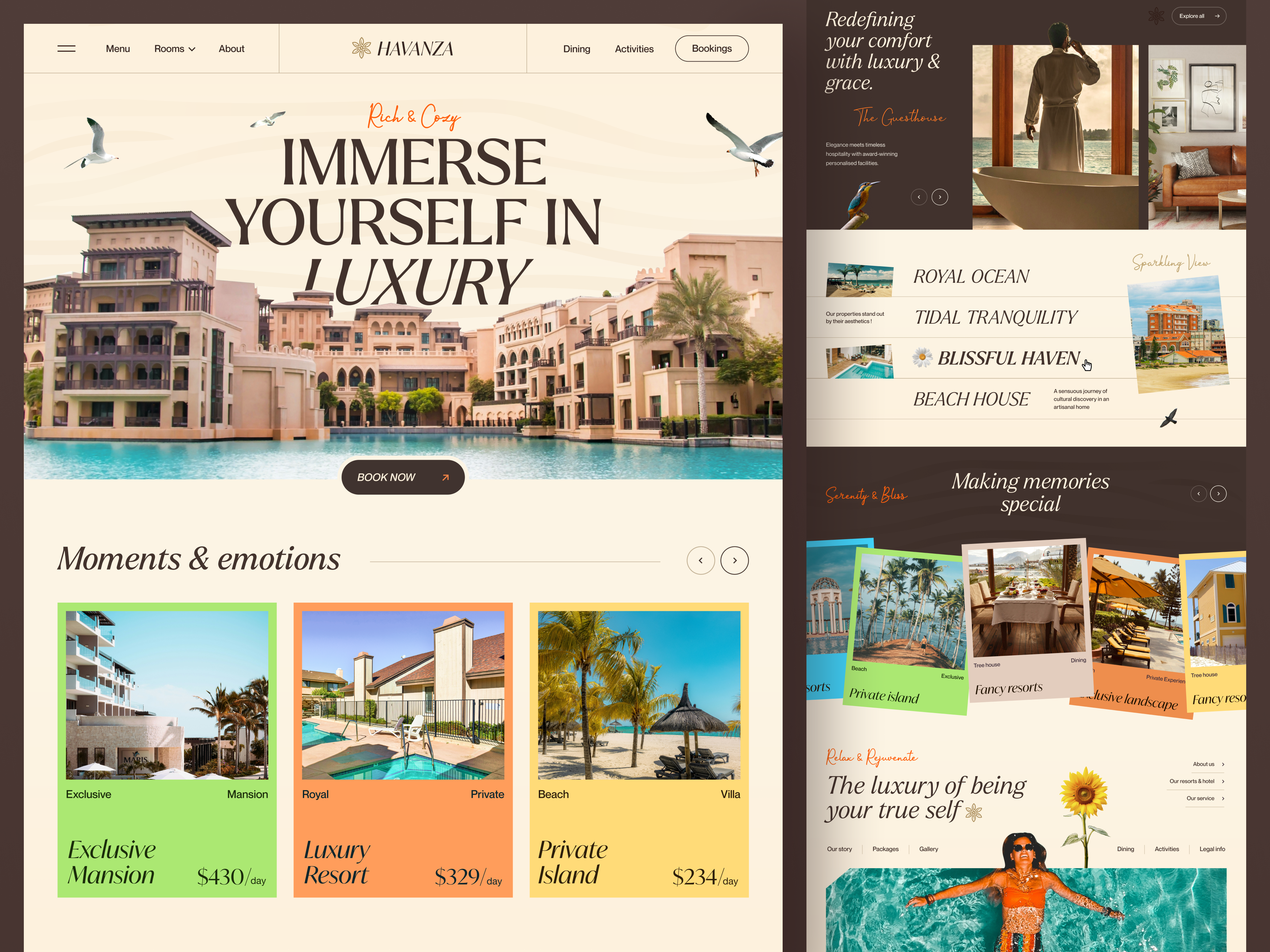 Example of Landing Page Design/One Page Website