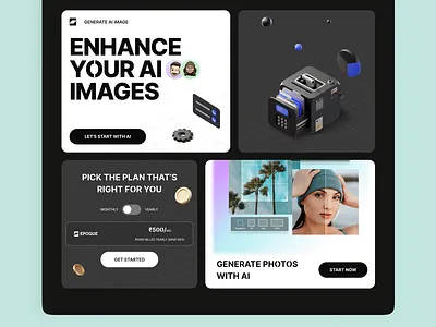 AI Image Enhancement Widget Design aiwidget clean and morden design creative widget creativedesign dark theme widget designinspiration graphic design imageenhancement interactivedesign latest trending design moderndesign ui uidesign uiinspiration widgetdesign