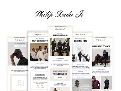 Philip Dada Jr creative email design creative email templates design email design email design ideas email design inspiration email design trends graphic design illustration ui