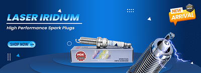 Spark Plug Banner Design