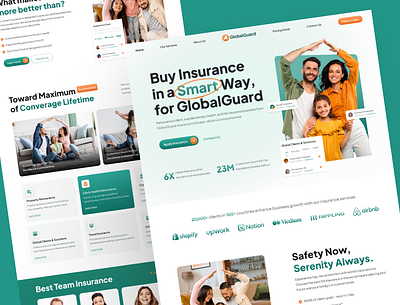 Insurance Agent Website agency insurance insurance agent insurance agent website insurance company landing page uiux user interface web design website