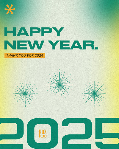 Happy New Year Design V.2 graphic design