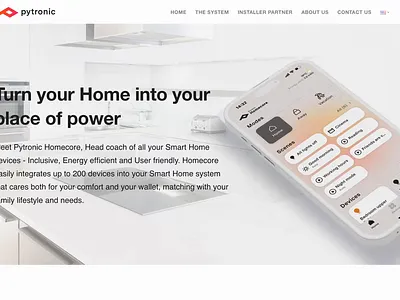 Landing art direction interface smart home ui ui designer ux ux designer web design