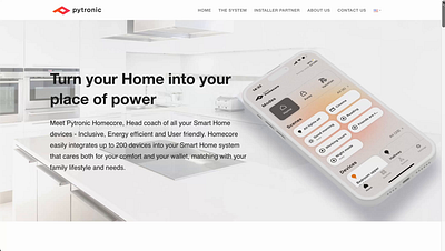 Landing art direction interface smart home ui ui designer ux ux designer web design