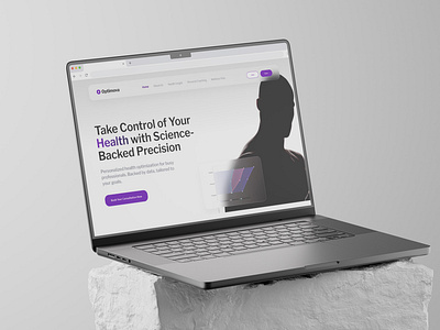 Optimova - Health Optimization Services health health service landing page ui design ui ux web design website