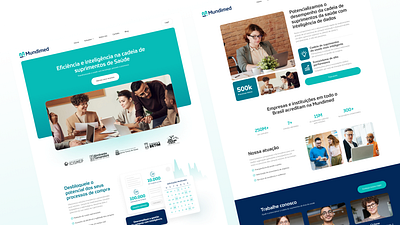 Mundimed | Brand and Website Project branding elementor graphic design logo ui web web design web development wordpress