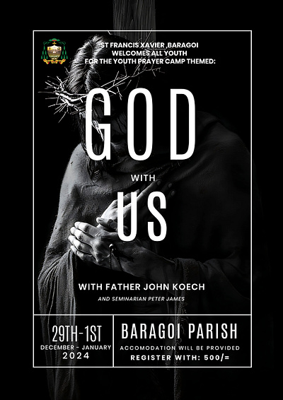 Baragoi Youth Camp Poster christianart creativedesign godwithus religiousart retreatdesign spiritualart youthcampdesign