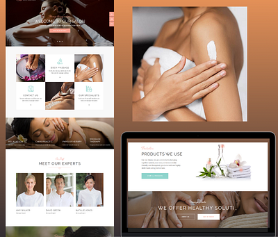 SerenityGlow Spa Designs 3d brand designer droshipping fitness gohighlevel graphic design kajabi redesign shopify shopify design spa store store design website website design wix wordpress