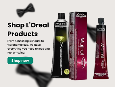 L'Oreal Products flyer 3d branding graphic design motion graphics