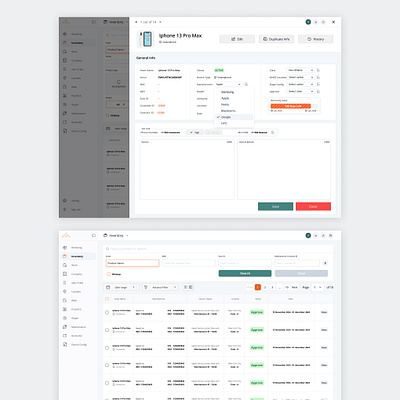 Dashboard App for Internal app design apps design mobile apps internal branding crm dashobard apps desktop app design ui uiux design user experience design user interface design