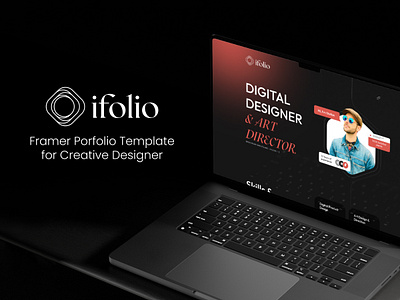 ifolio — Framer Portfolio Template branding creative framer porfolio ui