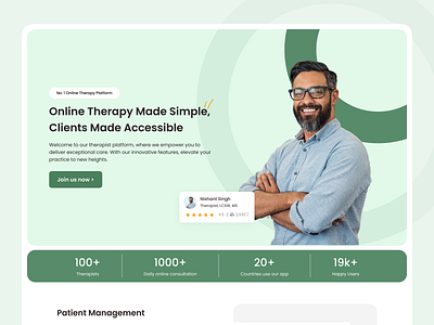 Online Therapist Platform design ui uiux web website website design