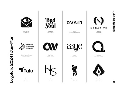 Logofolio 2024 Collection - Part 1 2024 arrow business broker catering cbd cosmetics email fork game head headphones hr hs logo collection logofolio razor recruitment smart home video game water