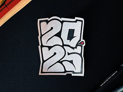 2O25! 2025 design graffiti lettering letters