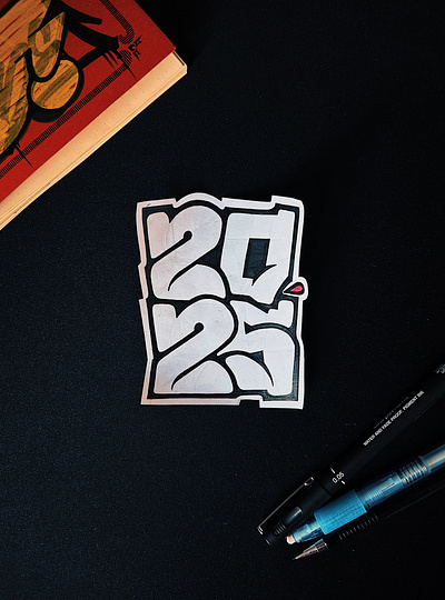 2O25! 2025 design graffiti lettering letters