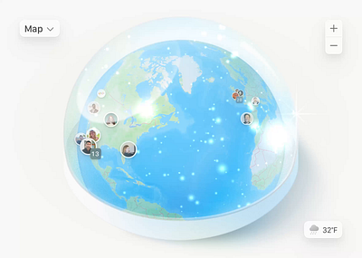 Map view visual after effects clay crm globe map motion design prm sketch snowe