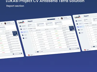 CRUD UI DESIGN LOKASI FROM CV ANTASENA TERRA SOLUTION ui