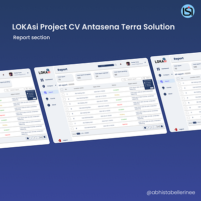 CRUD UI DESIGN LOKASI FROM CV ANTASENA TERRA SOLUTION ui