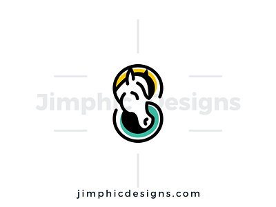 Letter S Horse Logo branding design graphic design horse letter letter logo logo logo design vector