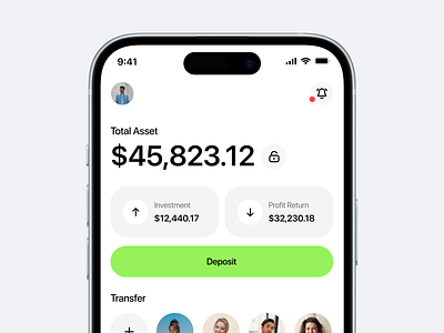 Swiftz Financial App app branding clean design ui ux