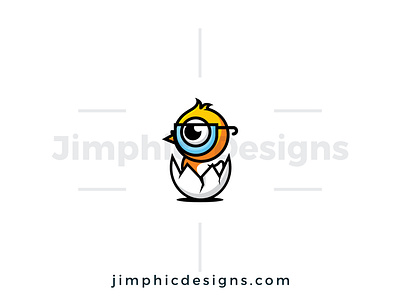 Smart Little Chicken Logo bird branding chicken chicken logo design graphic design logo logo design vector