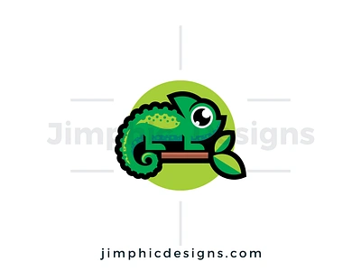 Chameleon Logo branding chameleon design graphic design logo logo design vector