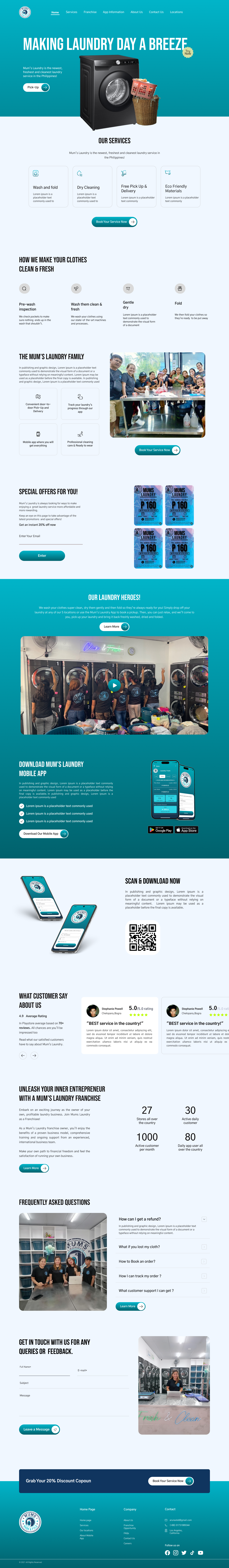 Example of Design Website Or Landing Page In Figma