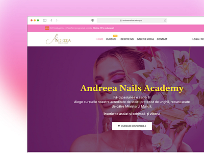 Nails Trainer - Website academy nails trainer website wordpress