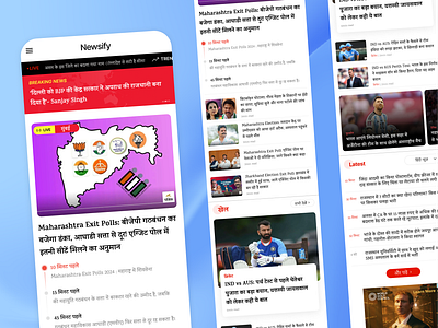 News App UI Design app design minimal mobile app mobile website news news app news design ui ui design ux design